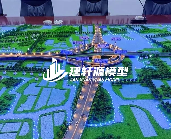 延安高速公路沙盘定制